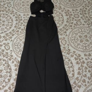 Emerald Sundae long black dress, size Small